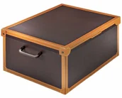 Pudła i pojemniki do przechowywania - LAVATELLI Pudło dekoracyjne kartonowe GRAFIT - miniaturka - grafika 1