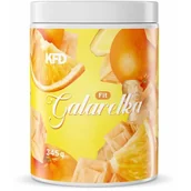 Witaminy i minerały dla sportowców - KFD Dietetyczna Galaretka - 345 g pomarańczowo - imbirowy - miniaturka - grafika 1