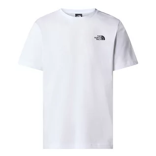 Koszulki męskie - Koszulka The North Face Redbox 0A87NPFN41 - biała - grafika 1