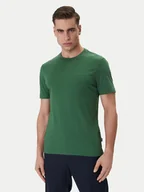 Koszulki męskie - BOSS T-Shirt Thompson 01 50468347 Zielony Regular Fit - miniaturka - grafika 1