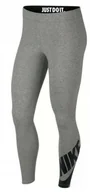 Legginsy - Legginsy sportowe damskie Nike Power Running CN8033-063 szare r. M - miniaturka - grafika 1