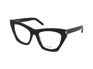 Okulary korekcyjne, oprawki, szkła - Saint Laurent SL 214 Kate OPT 001 - miniaturka - grafika 1