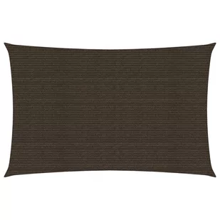 vidaXL Żagiel przeciwsłoneczny, 160 g/m, brązowy, 2,5x5 m, HDPE vidaXL - Parasole ogrodowe - miniaturka - grafika 1