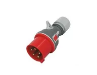 Kostki, złączki, wtyczki - Elektromet Wtyczka siłowa przenośna 16A 5P 400V IP44 WPP 16/5 - miniaturka - grafika 1