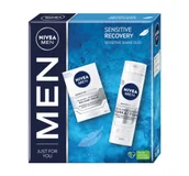 Kosmetyki do golenia - Nivea Men Sensitive Recovery zestaw balsam po goleniu 100ml + pianka do golenia 200ml - miniaturka - grafika 1