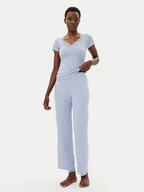 Piżamy damskie - Hunkemöller Piżama Nanna 301484 Niebieski Regular Fit - miniaturka - grafika 1