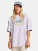 Koszulki i topy damskie - Billabong T-Shirt Quality Surf EBJZT00504 Fioletowy Loose Fit - miniaturka - grafika 1