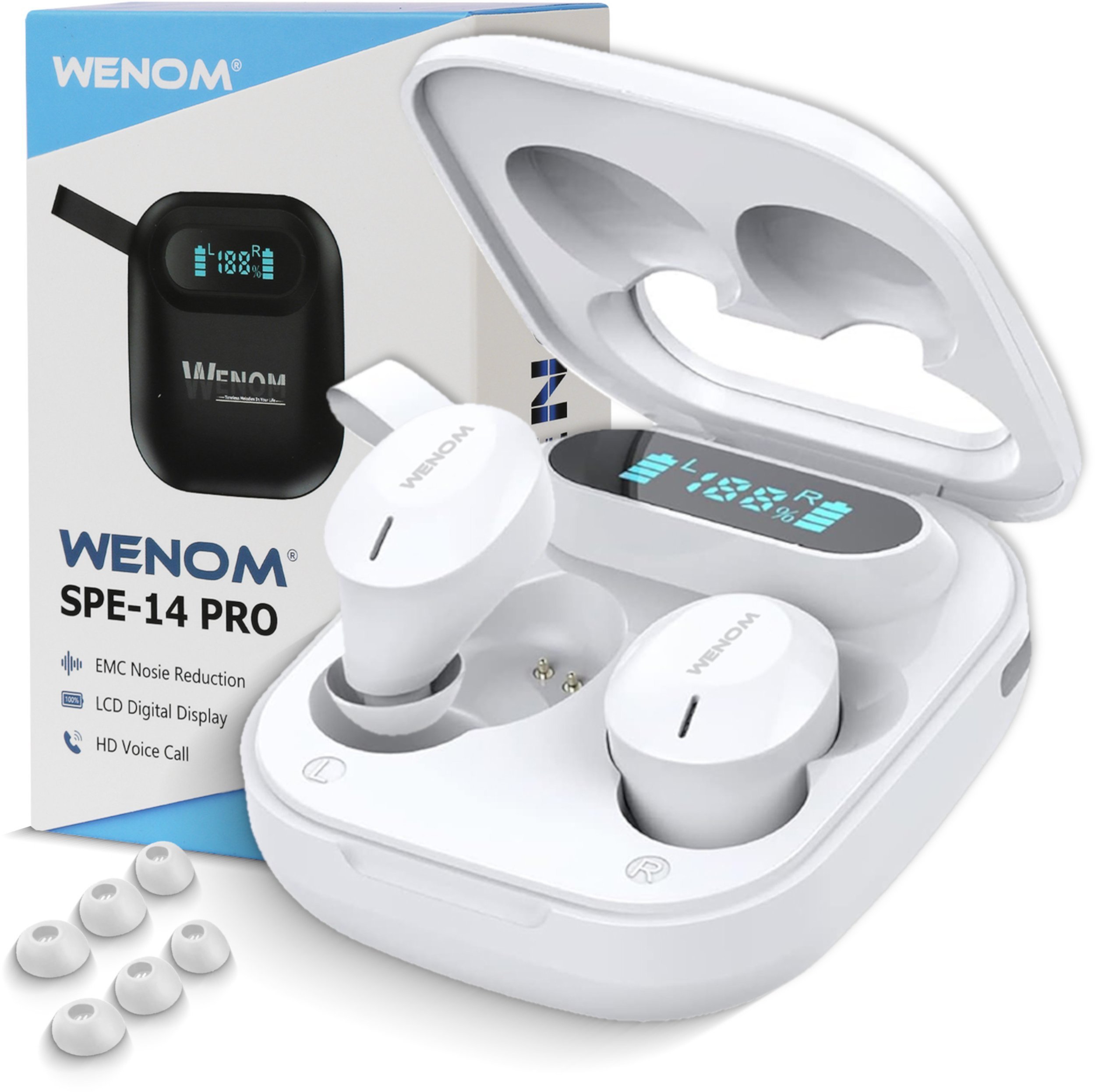 Wenom SPE-14 PRO BT 5.3 Bluetooth Białe