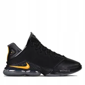 Buty sportowe męskie - Nike Lebron 19 Low Black University Gold - miniaturka - grafika 1
