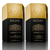 Zestawy kosmetyków damskich - INOAR Zestaw do Prostowania Włosów Keratyna 250ml + Szampon 250ml Efekt 3-5mcy - miniaturka - grafika 1