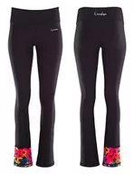 Legginsy - WINSHAPE Damskie legginsy funkcyjne BCL106, tęczowe kwiaty, slim style, fitness, czas wolny, sport, joga, trening - miniaturka - grafika 1