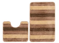 Dywaniki łazienkowe - Beżowy komplet chodników do łazienki E3-P11 - miniaturka - grafika 1