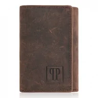 Etui na klucze - Uniwersalne Skórzane Etui Na Klucze Paolo Peruzzi T-49-Br - miniaturka - grafika 1