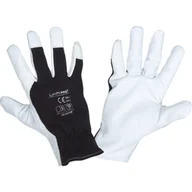 Rękawice robocze - Rękawice ze skóry koziej czarne L271608P "8" CE LAHTI PRO - miniaturka - grafika 1