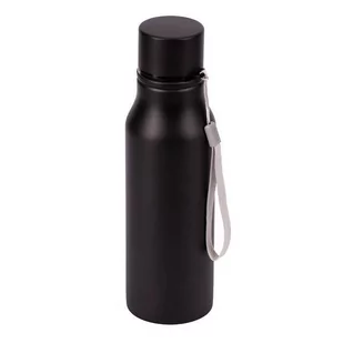 Bidon stalowy Fun Tripping 700 ml, czarny - Shakery i bidony sportowe - miniaturka - grafika 1