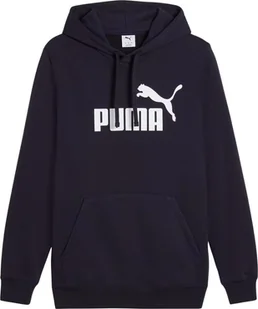 Bluza męska Puma ESS No.1 Logo Hoodie TR granatowa 682572 16 S - Bluzy męskie - miniaturka - grafika 1