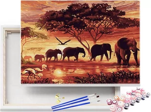Malowanie po numerach Afrykański Pejzaż 40x50cm / beliart - Malowanie po numerach - miniaturka - grafika 1