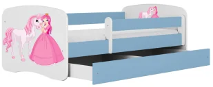 Łóżko dla dziecka z barierką mix 70x140 F1-R69 - Łóżka dla dzieci i młodzieży - miniaturka - grafika 1
