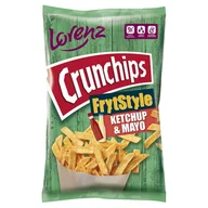 Szybkie dania obiadowe - Crunchips FrytStyle Ketchup&Mayo 90g - miniaturka - grafika 1
