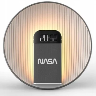 Głośnik Bluetooth Zegar Ładowarka Qi Lampa Led Biały Szum Alarm Nasa Spc600 / Nasa Spc600 - Głośniki przenośne - miniaturka - grafika 1