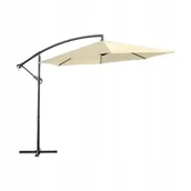 Parasole ogrodowe - Parasol boczny na wysięgniku 300 cm taupe - miniaturka - grafika 1