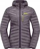 Kurtki i kamizelki sportowe damskie - Jack Wolfskin Jack Wolfskin Routeburn Pro Ins W Jacket 1207192-I0083 szary L - miniaturka - grafika 1