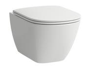 Miski WC - Zestaw LUA ADVANCED Miska podwieszana WC LUA ADVANCED rimless + deska wc SLIM wolnoopadająca (Laufen Pro) - miniaturka - grafika 1