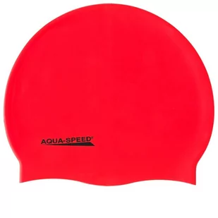 Aqua Speed Czepek pływacki, Mega, czerwony - Pływanie - miniaturka - grafika 1