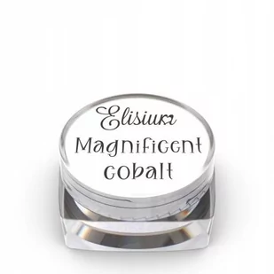 Elisium, Pyłek Magnificent Cobalt - Ozdoby do paznokci - miniaturka - grafika 1