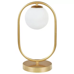 Lampa stołowa metalowa złota YANKEE - Lampy stojące - miniaturka - grafika 1