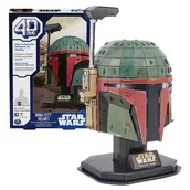Puzzle - Star Wars Gwiezdne Wojny Hełm Boba Fett 4D Build Puzzle 3D 93el. - miniaturka - grafika 1