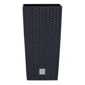 Donice - Doniczka Rato square - ANTRACYTOWY - miniaturka - grafika 1