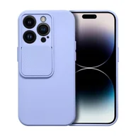 Etui i futerały do telefonów - OEM Futerał Slide do iPhone 11 Pro Max lawendowy - miniaturka - grafika 1