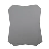 Pasmanteria - Folia do zdrapek - srebrna / 5 arkuszy (216 x 279 mm) - miniaturka - grafika 1