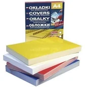 Okładki do laminatorów i bindownic - Okładka kartonowa do bindowania CHROMO A4 NATUNA biała błyszcząca (100szt) - miniaturka - grafika 1