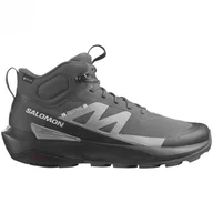 Buty trekkingowe męskie - Męskie buty turystyczne Salomon Elixir Activ Mid Gore-Tex Rozmiar butów (UE): 42 2/3 / Kolor: czarny - miniaturka - grafika 1