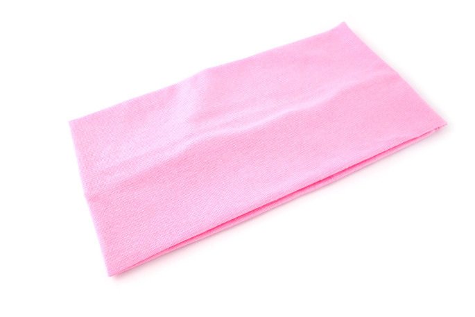 Jubileo, Wygodna elastyczna opaska extra szeroka róż