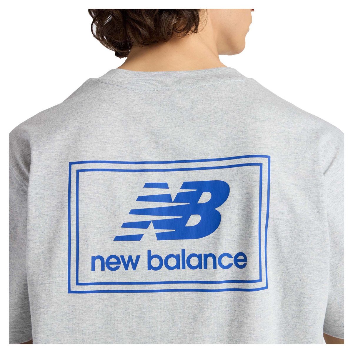 T-Shirt Donna new balance MT53928AG Grigio