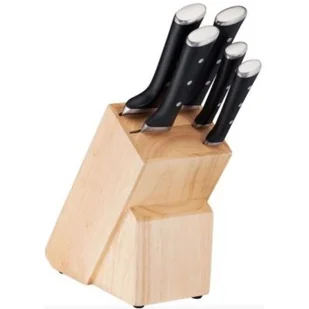 Tefal drewniany stojak na noże ICE FORCE + 5 noży K232S574 - Noże kuchenne - miniaturka - grafika 1