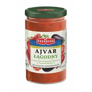 Podravka POD.AJVAR ŁAGODNY 350G 350 G - Sosy w słoikach - miniaturka - grafika 1