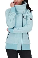 Bluzy damskie - Alife and Kickin MerritAK F damska bluza dresowa, bluza na czas wolny, bluza z zamkiem błyskawicznym, XS-XXL, Ice Melange, M, Ice Melange. - miniaturka - grafika 1