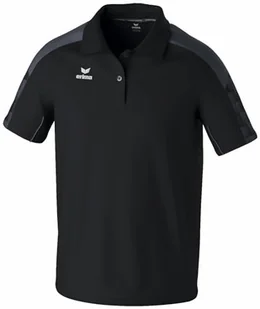 Erima Męska koszulka polo EVO Star (1112434), czarny/szary Slate Grey, XL - Koszulki męskie - miniaturka - grafika 1