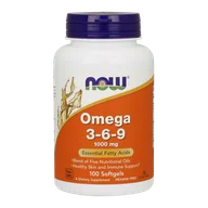 Witaminy i minerały - Now Foods OMEGA 3-6-9 1000mg 100 veg. kaps. - suplement diety USA - miniaturka - grafika 1