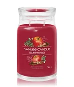 Świece - Yankee Candle Red Apple Wreath Signature Jar Świeca zapachowa 567 g - miniaturka - grafika 1