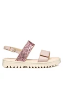 Buty dla dziewczynek - Geox Sandały J Coralie Gir J556EA 0BCEW C8172 S Różowy - miniaturka - grafika 1