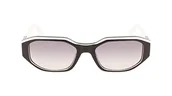Akcesoria i dodatki do ubrań dla dzieci - Karl Lagerfeld Dziewczęce okulary przeciwsłoneczne KL6073S, czarno-białe, jeden rozmiar - miniaturka - grafika 1