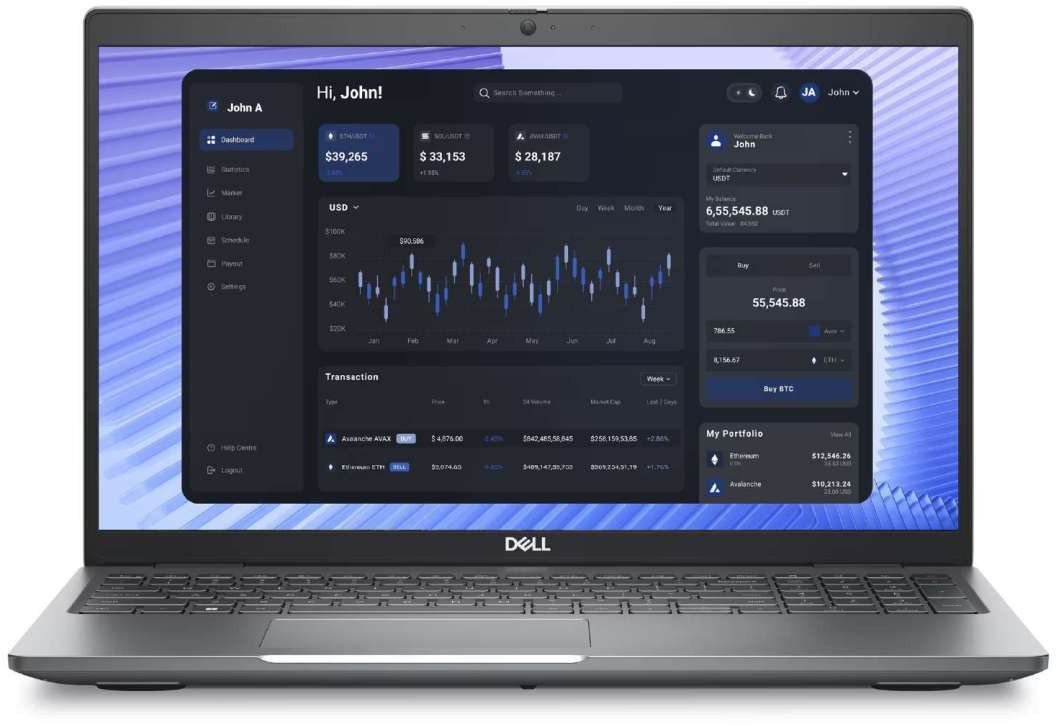 Dell Precision Workstation 3590 Ultra 7 155H /32GB 1x32/ 1TB M.2 PCIe/ 15.6