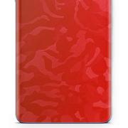 Folie ochronne do telefonów - Folia naklejka skórka strukturalna na TYŁ do Apple iPhone 4 -  Moro | Camo Czerwony - apgo SKINS - miniaturka - grafika 1