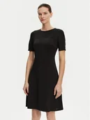 Sukienki - Calvin Klein Sukienka codzienna K20K208151 Czarny Regular Fit - miniaturka - grafika 1
