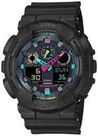 Zegarki męskie - Zegarek G-SHOCK GA-100MF-1AER G-SHOCK MULTI-FLUORESCENT ACCENTS - miniaturka - grafika 1